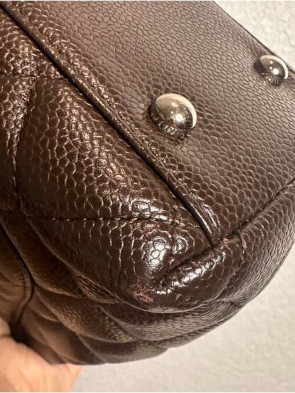 CHANEL Kelly caviar with SHW - Picture 5 of 10
